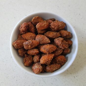 Coconut Sugar & Maple Syrup Coated Almonds