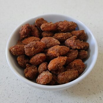 Coconut Sugar & Maple Syrup Coated Almonds