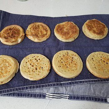 All done - crumpets
