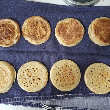 10 crumpets in total