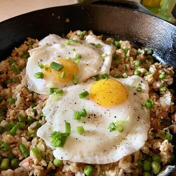 Fried Rice And Eggs