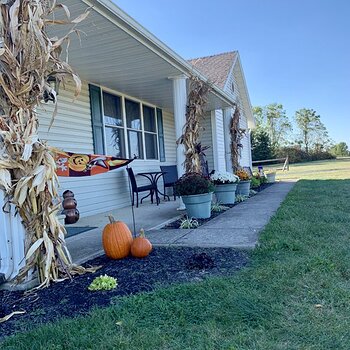 Autumn Front Porch