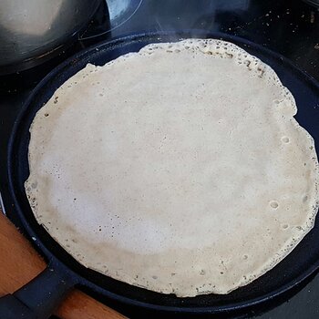 Staffordshire Oatcakes on the Griddle