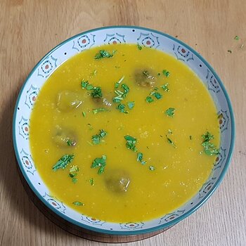 Pumpkin, Parsnip and Ginger Soup