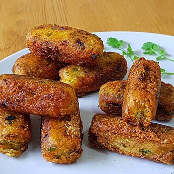 Potato & Polenta Fingers (Fried)