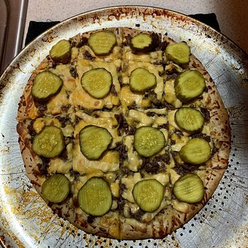 Added dill pickles