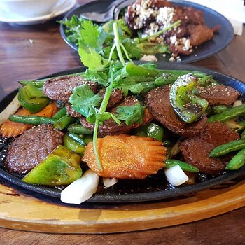 Sizzling Pepper Soy Steak