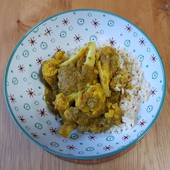 Afghan Cauliflower Curry