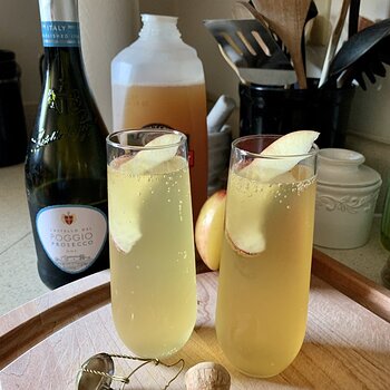 Apple Cider Mimosas