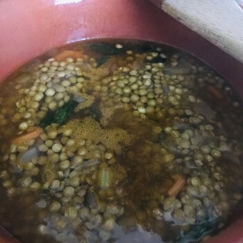 Brown lentils soup preparation.jpeg