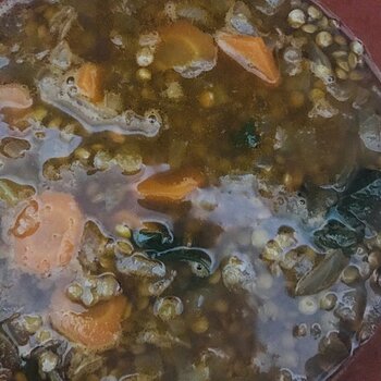 Brown lentils soup preparation.jpeg