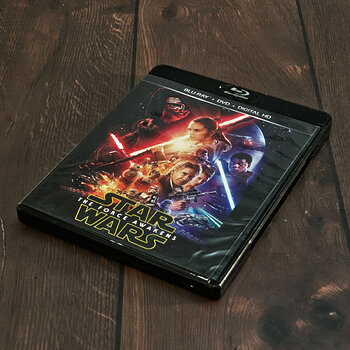 Star Wars, The Force Awakens Movie BluRay DVD