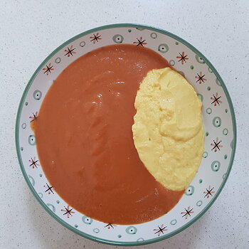 Cold Tomato & Corn Soup
