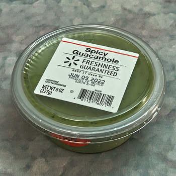 Packaged Spicy Gruacamole
