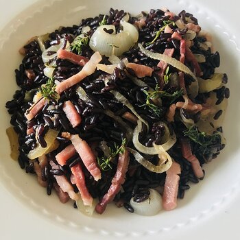 Black Rice with caramelised onion and speck.jpeg