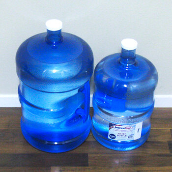 Distilled Water in 5 Gallon and 3 Gallon Jugs