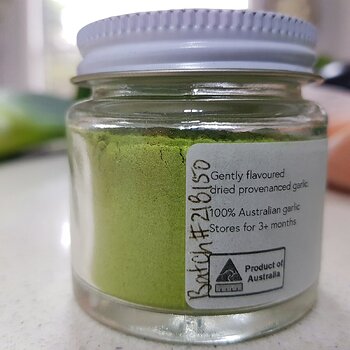 Longview Garlic, Green Garlic Powder