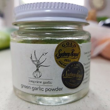 Longview Garlic, Green Garlic Powder