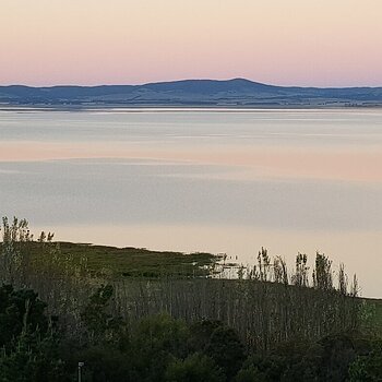 Sunset over Lake George