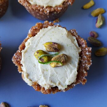 Zesty Lime & Pistachio Tart