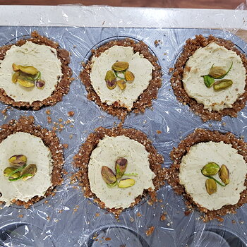 Zesty Lime & Pistachio Tarts