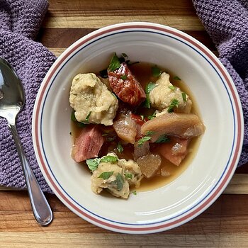 Schnitz un Knepp in the bowl