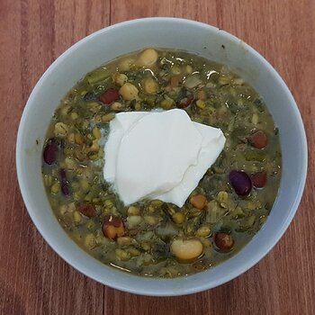 Iranian Bean & Herb Stew