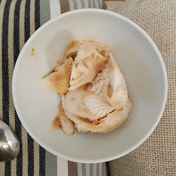 Salted Caramel Cashew Ice Cream