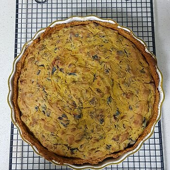 Vegan Wild Mushroom Quiche