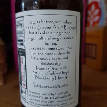Braggot label