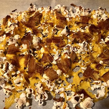 Cheddar-Bacon Popcorn