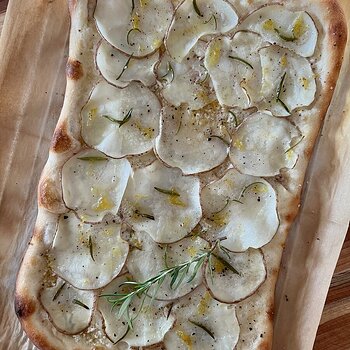 Potato Tarte Flambée