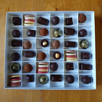 Christmas day vegan chocolates