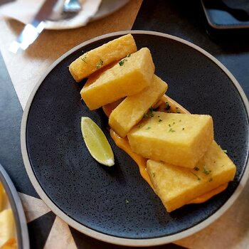 Polenta "chips"