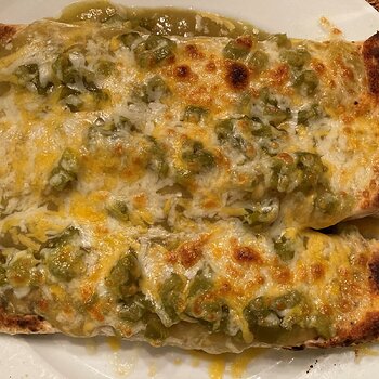 Hatch Green Chiles & Chicken Enchiladas