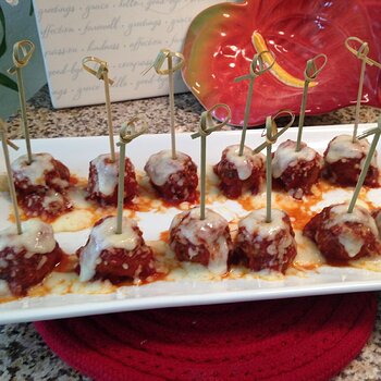 Meatball Parmesan Appetizers