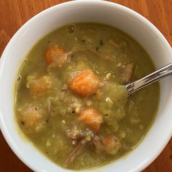 Instant Pot® Split Pea and Ham Hock Soup