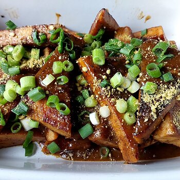 Vegan Orange & Miso Glazed Tofu