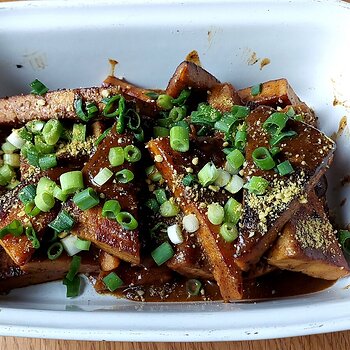Vegan Orange & Miso Glazed Tofu