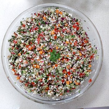 Cauliflower Rice Tabbouleh