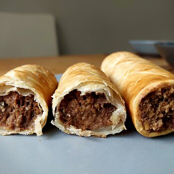 Vegan Chickpea Sausage Rolls