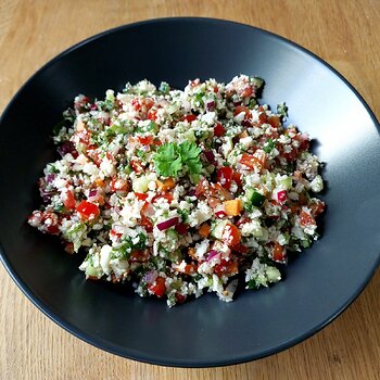 Cauliflower Rice Tabbouleh