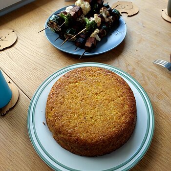 Tahchin (Persian Saffron Rice Cake)