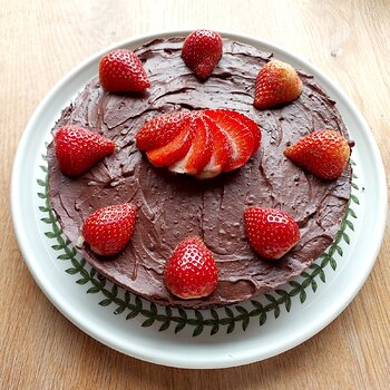 The whole Tofu Chocolate Cake