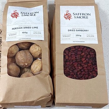 Persian Dried Limes and Dried Barberries