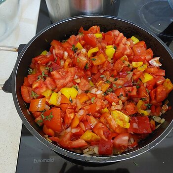 Vegetable Ratatouille (tomato, peppers & onions)