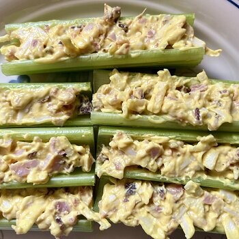 Stuffed celery sticks