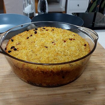 Crunchy Baked Saffron Rice (Tachin)