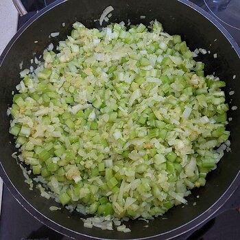 Celery Congee Cooking