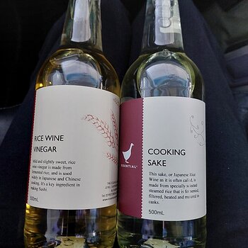 Rice Wine Vinegar & Cooking Sake